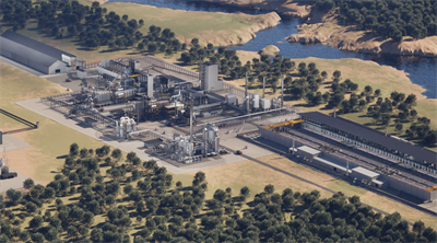 Copper smelter complex