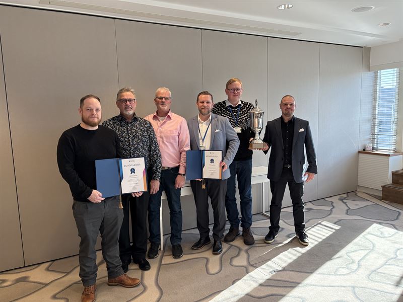 Kuvassa vasemmalta oikealle Mika Mensalo Juhani Sulkakoski Markku Vilppola Teemu Tynkkynen Lauri Karhunen Arto Huhtanen