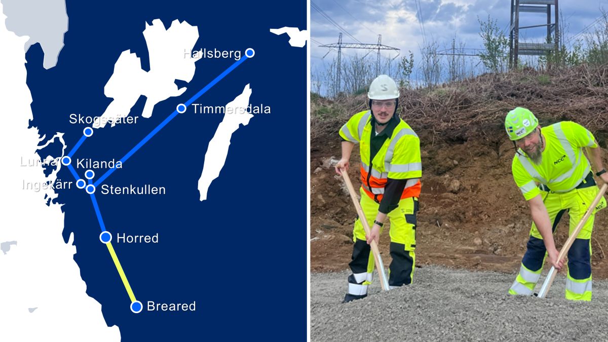 NCC to construct 70 kms of high-voltage power lines in Västra Götaland