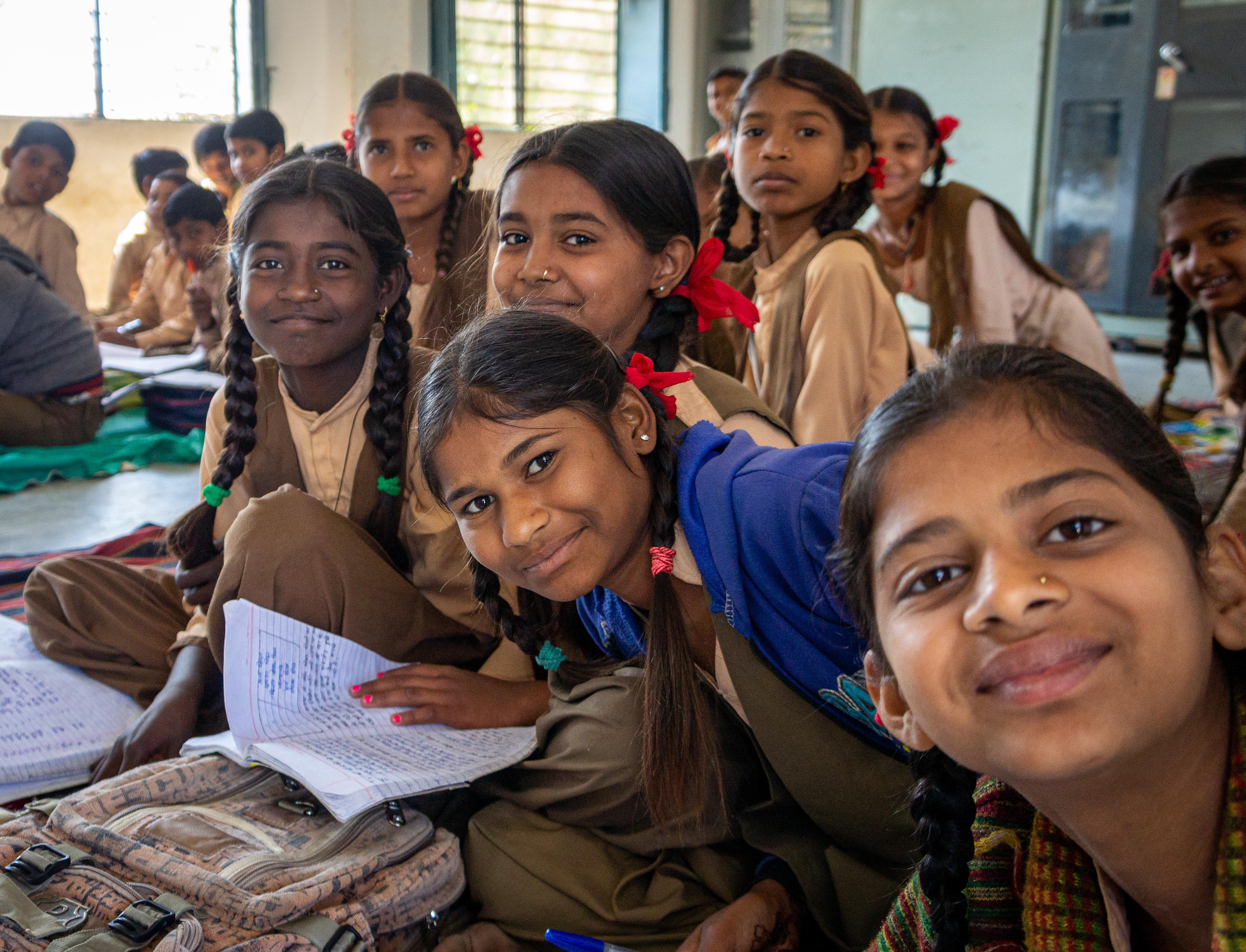 Dungarpur's children at the local school