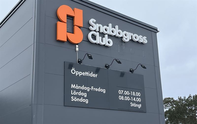 Snabbgross Club Visby fasad