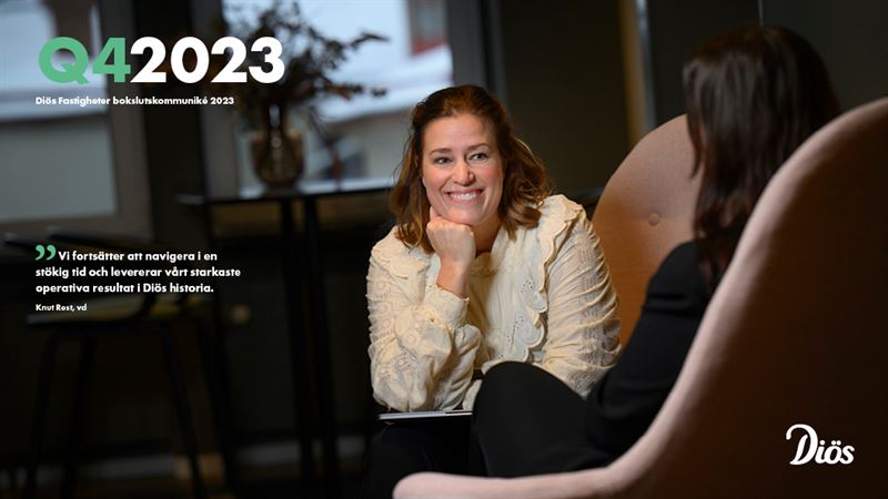 Diös Fastigheters bokslutskommuniké 2023