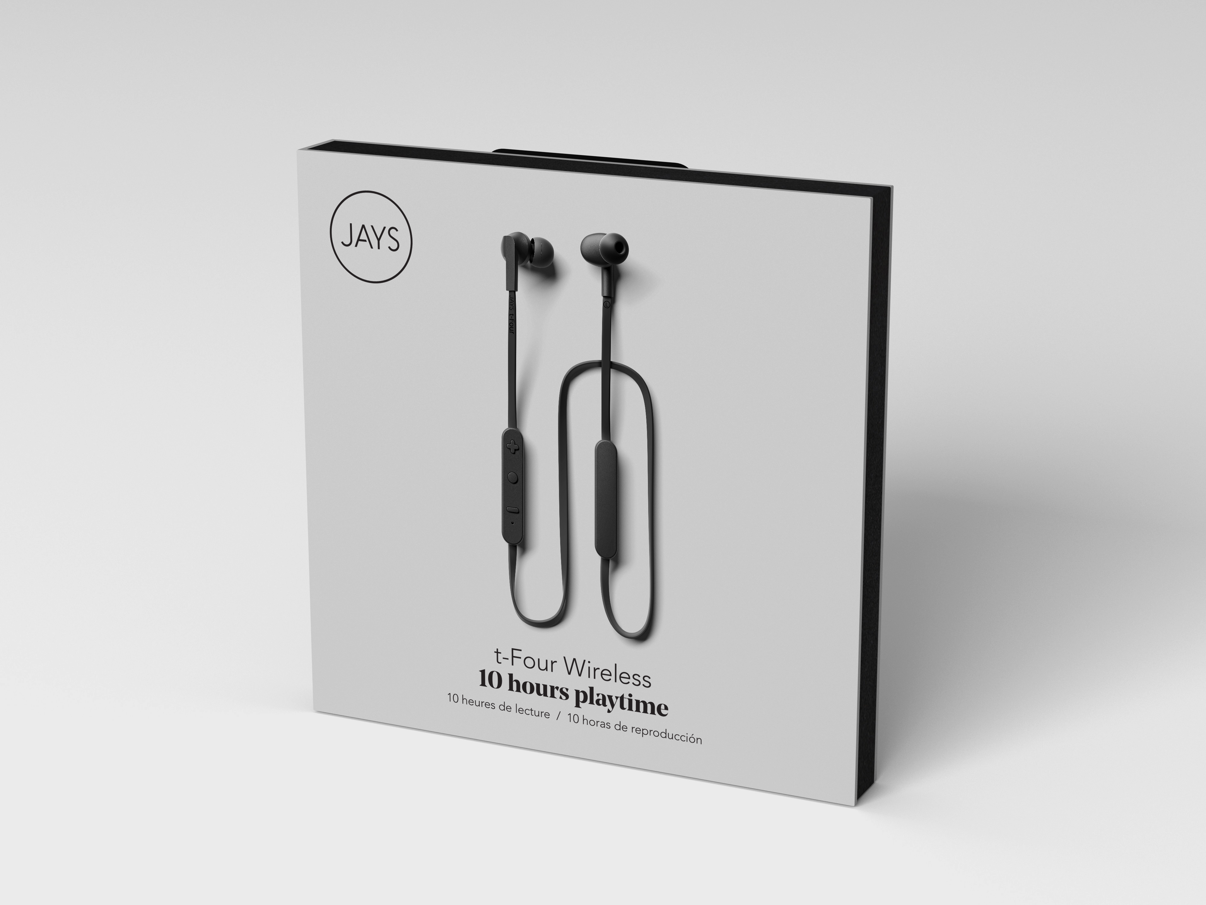 Jays t-Four Wireless packaging