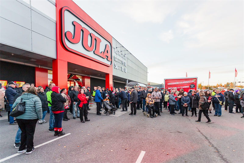 Jula expands its operations in Finland – seven new department stores to open soon