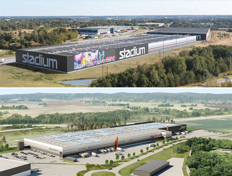 Thumbnail for: Slättö breaks ground on 40,800 sqm automated logistics facility for tenant Stadium in Norrköping, Sweden