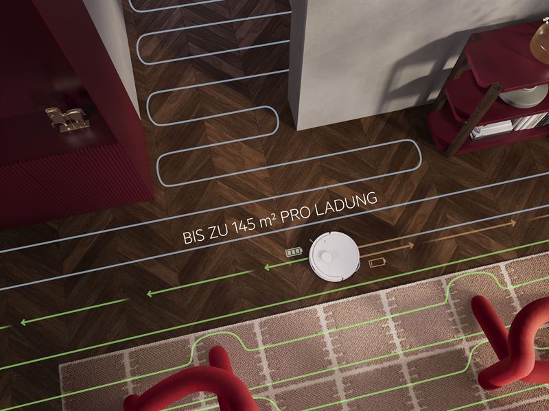 AEG Trilobite Reinigungsradius