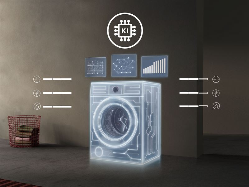 AEG 6000 ProSense Waschmaschine LR6F5E480 KI WashAssist Beladungserkennung