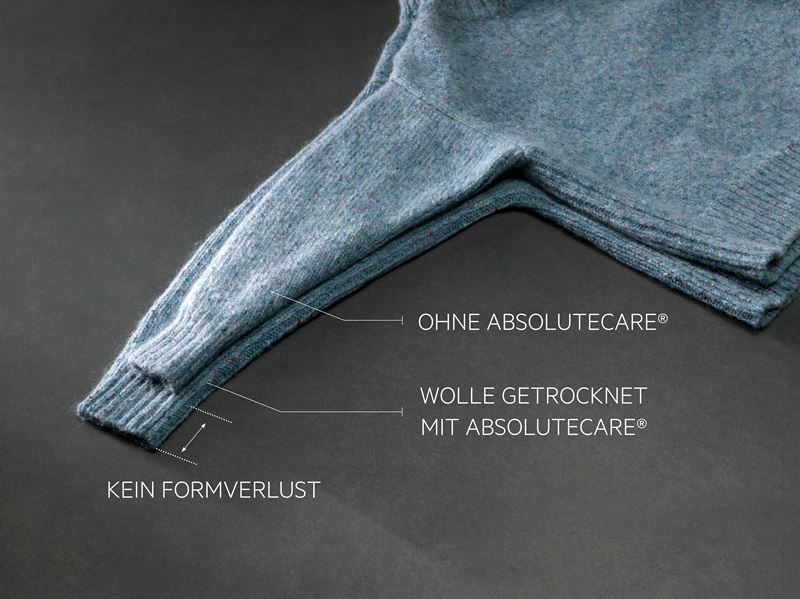 AEG 9000 AbsoluteCare Plus Wärmepumpentrockner Kein Formverlust bei Wolle