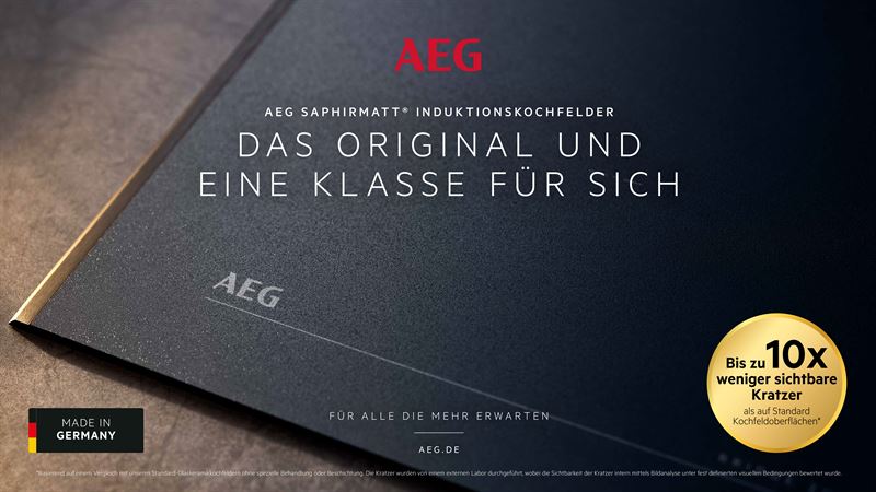 AEG Key-visual SaphirMatt