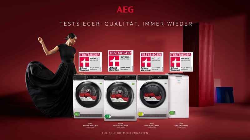 AEG W&auml;schepflege Stiftung Warentest Testsieger &Uuml;berblick