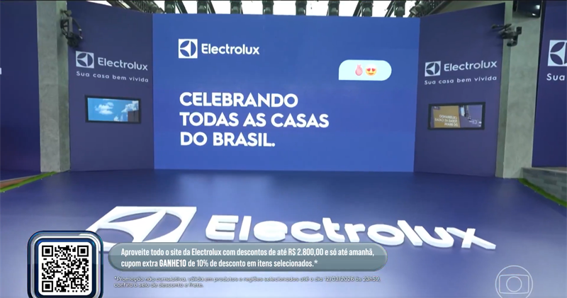 Electrolux patrocina BBB26