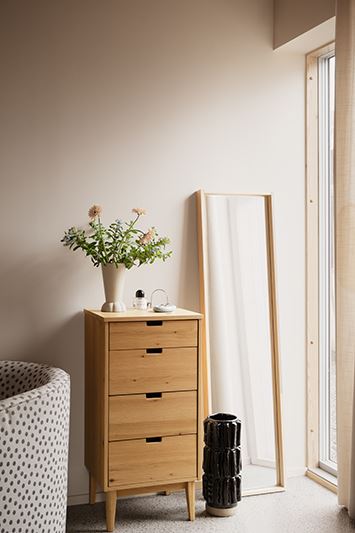 Garrison chest oak Hillmond mirror oak