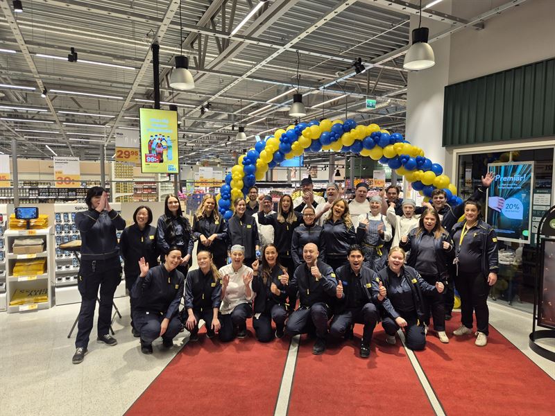 City Gross Norrtälje öppning medarbetare