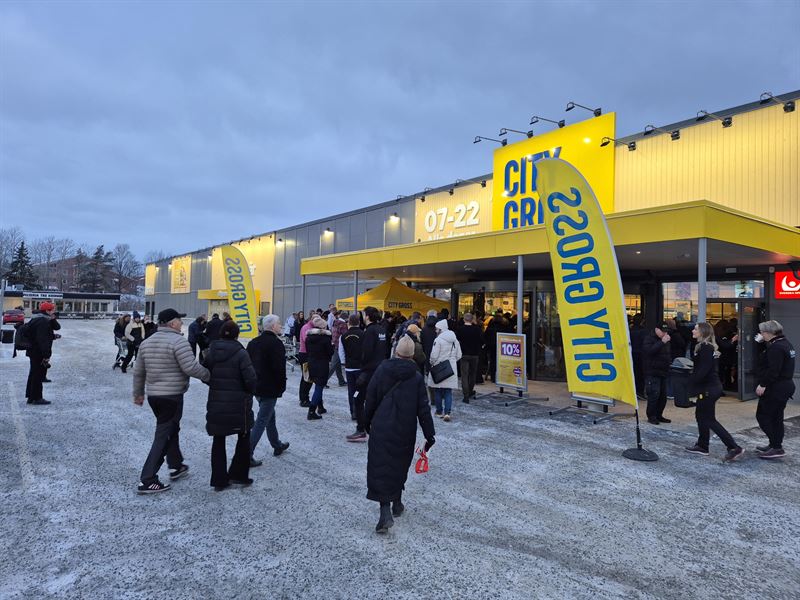 City Gross Norrtälje öppning