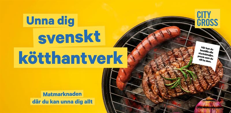 City Gross Svenskt kött-satsning