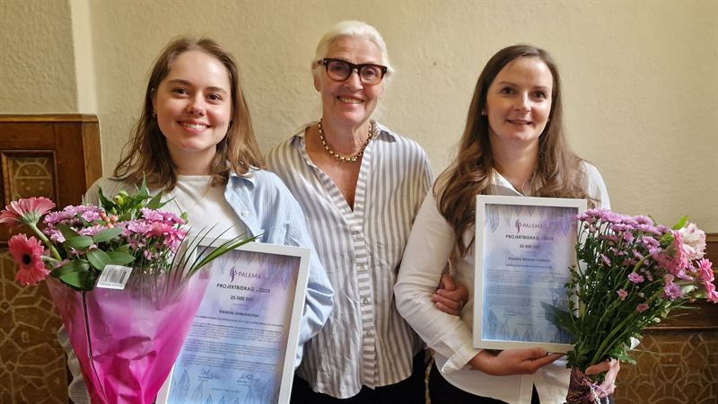Verena Unterkircher Eva Backman och Paulina Bereza Carlsso