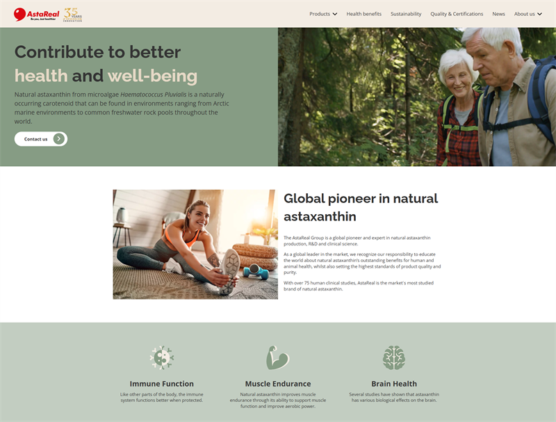 AstaReal AB website.png