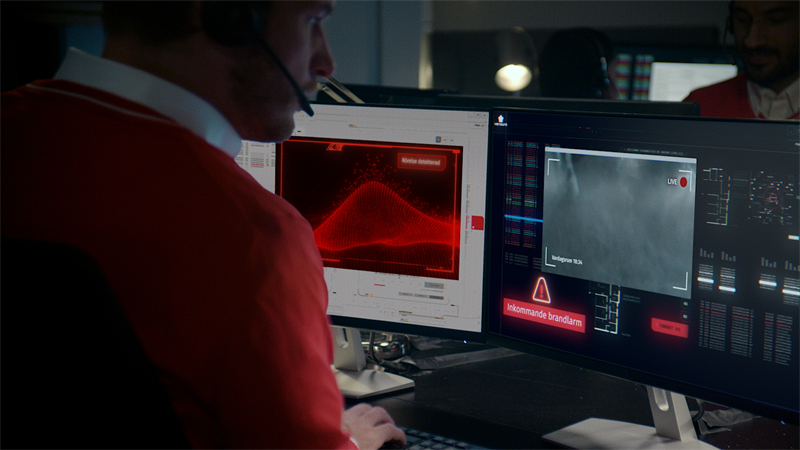 Larmcentral Nästa Generation Brandlarm med Wifi Vision