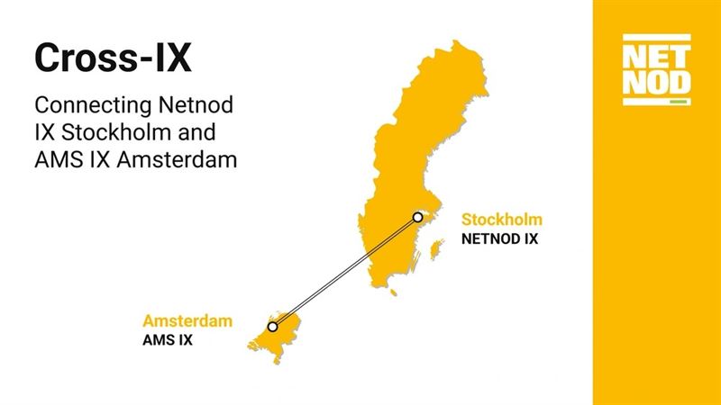 AMS-IX and Netnod Launch Cross-IX