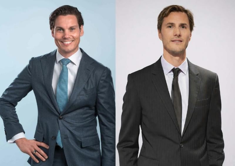 T.v. Jaap Zeeuw van der Laan, vd och grundare för CitySafes, t.h. Klas Blomqvist, vd Svensk Värdeförvaring