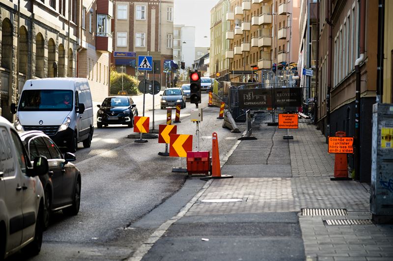 Ombyggnation p Kungsgatan i Norrkping