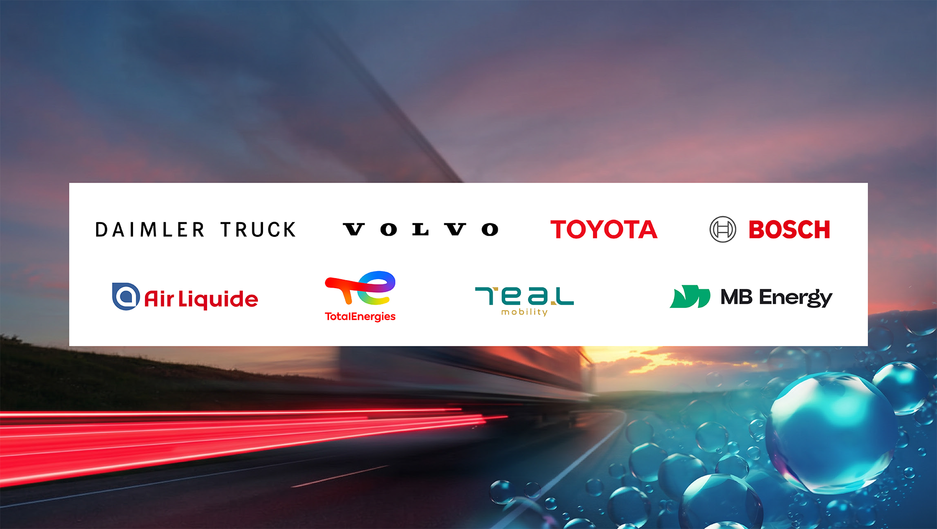Industry leaders to join forces to scale hydrogen mobility