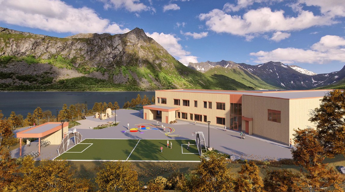 Peab bygger skola i Senja