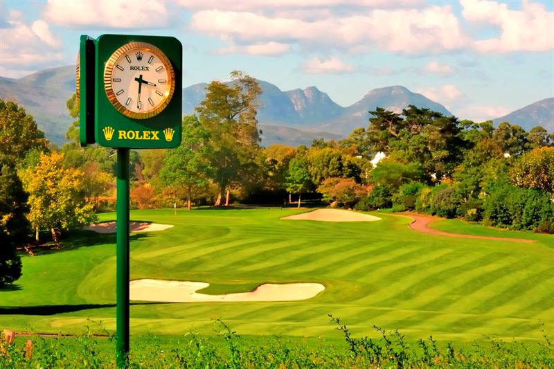 rolex golf course clock for sale