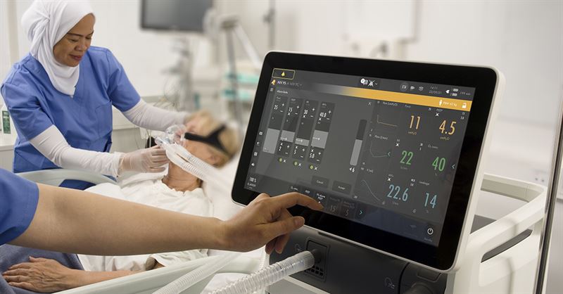 Getinge expands the ICU offering with the new ventilator Servo-c