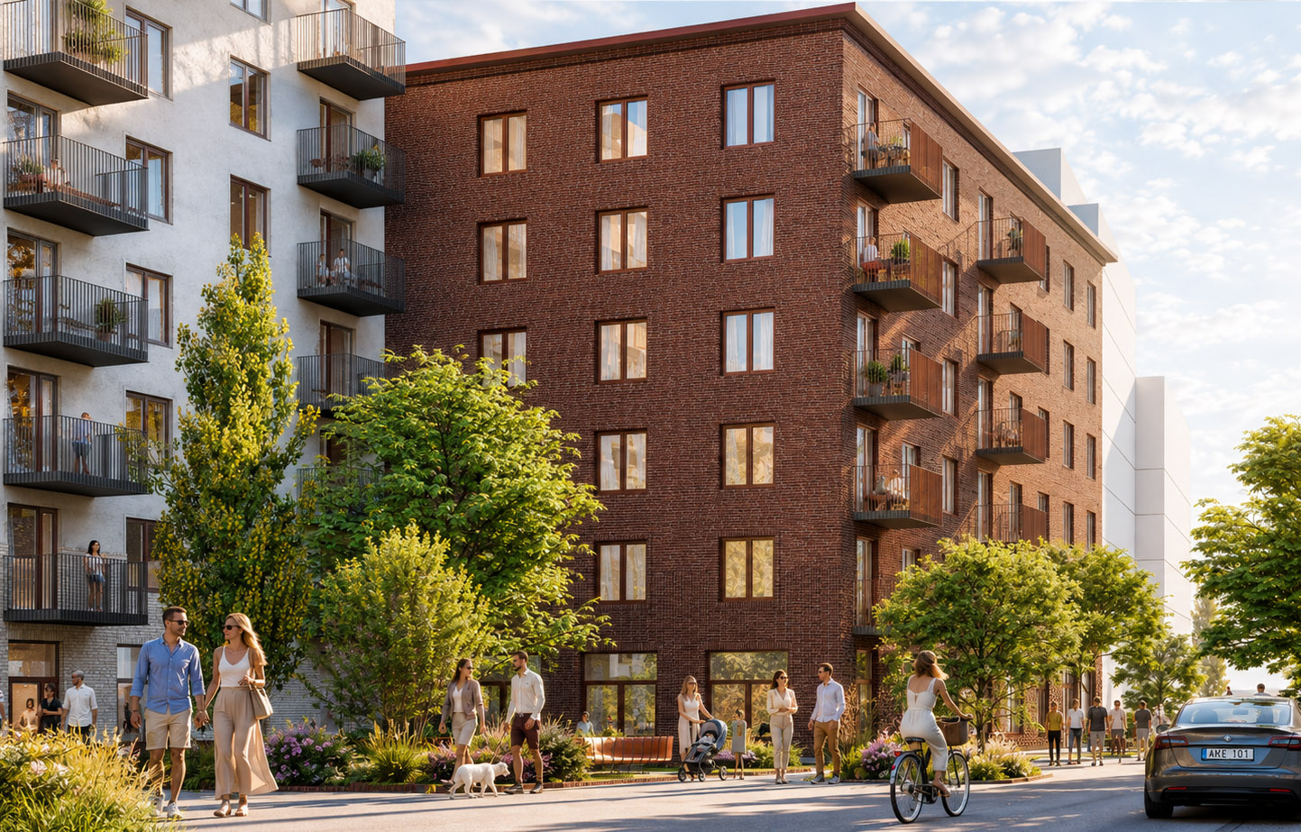 Skanska avyttrar hyresbostadsprojekt i Göteborg för cirka 380 miljoner kronor