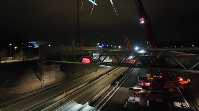 Bridge Lund night